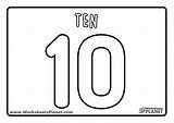 Numbers for Coloring Worksheets For Kids sketch template