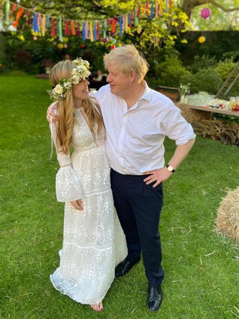 Johnson & Johnson: Carrie takes Boris’s surname after wearing ‘borrowed’ £2,870 wedding dress ...