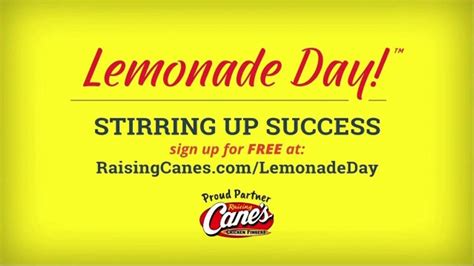 Raising Cane's Lemonade Day TV Commercial, 'A Taste of Success' - iSpot.tv