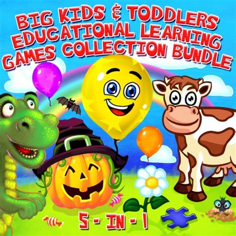 BIG Kids & Toddlers Educational Learning Games Collection Bundle 5in1 ...