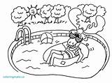 Bathing Suit Summer Coloring Pages sketch template