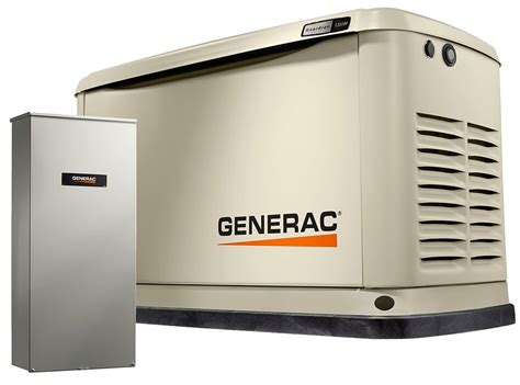 Generac 69981 7.5kW Home Standby Generator System 50-amp 8-circuit ATS Standby Generators UK ...