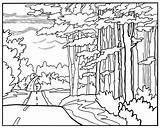 Forest Coloring Pages sketch template