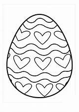 Egg Coloring Pages sketch template