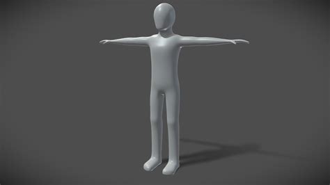 Basic Rigged 3d Character (Blender) - Buy Royalty Free 3D model by Ryan ...