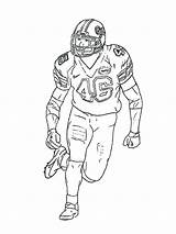 Football Player coloring Pages Free Printable Football Player Coloring  sketch template