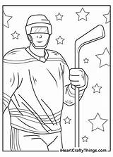 NHL Coloring Pages Updated 2021 sketch template