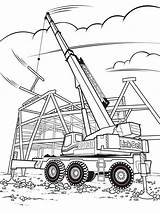 Free Construction Coloring Pages Sketch Page sketch template