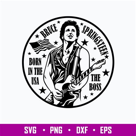 Bruce Springsteen Born In The Usa The Boos Svg, Bruce Spring - Inspire ...