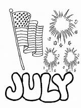 Independence Day Coloring Pages For Kids sketch template