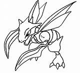 Scyther  Pokemon coloring pages Pikachu page sketch template