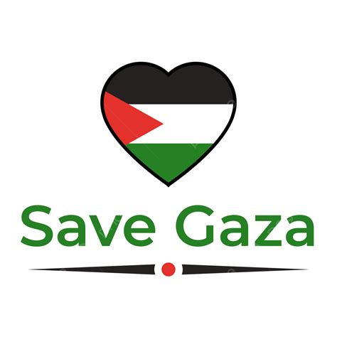 Gaza Vector PNG Images, Save Gaza And Plaestine, Save, Gaza, Flag PNG Image For Free Download