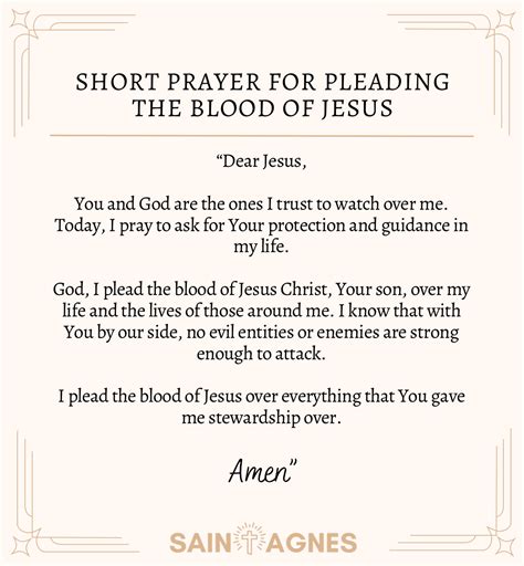 The Strongest 4 Prayers for Pleading The Blood of Jesus