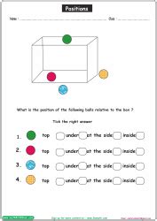 Math Spatial Sense Games, Quizzes and Worksheets for kids