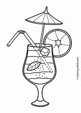 Summer Drinks Coloring Pages Coloring Pages sketch template