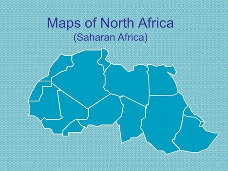 Northern Africa Blank Map