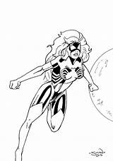 Spider Girl Coloring Pages At GetDrawings  Free Download sketch template