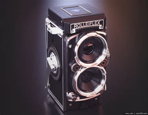 Rolleiflex Camera by cain3D on DeviantArt