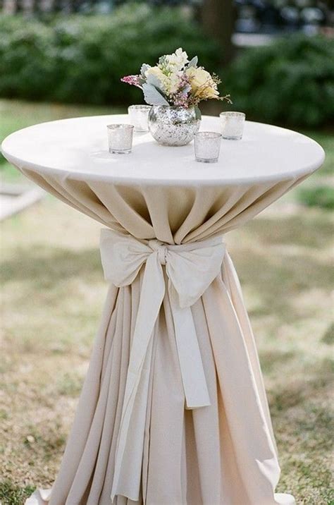 40 Incredible Ideas to Decorate Wedding Cocktail Tables