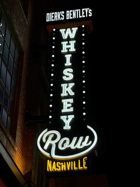 "Dierks Bentley’s Whiskey Row Bar Nashville" Sticker for Sale by ...