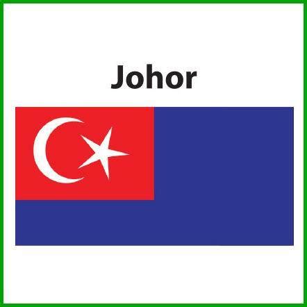 Johor Flag 2x4ft, Bendera Johor 2x4ft, Polyester | Lazada