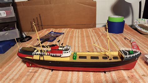 North Sea Trawler Plastic Model Ship Kit 1 142 Scale 05204 | Free Hot ...