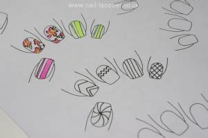 Nail Art Template - Nail Lacquer UK