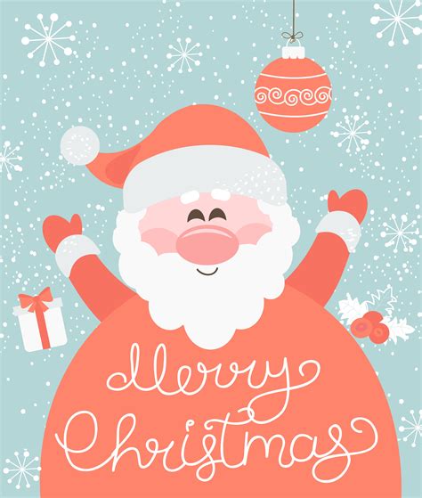 Merry Christmas from Santa. 332403 Vector Art at Vecteezy