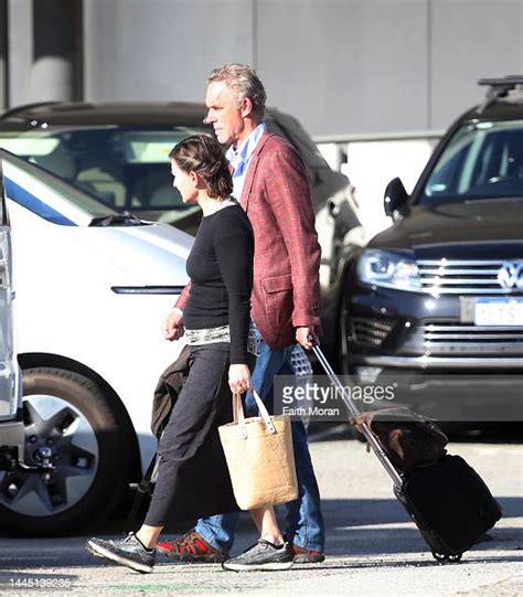 Jordan Peterson and his wife Tammy arrive at Perth Airport on... News ...