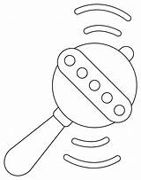 Baby Rattle coloring page  ColouringPages sketch template