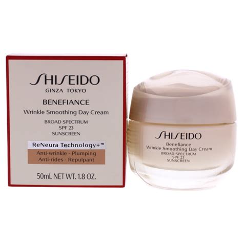 Shiseido - Benefiance Wrinkle Smoothing Day Cream SPF 23 by Shiseido for Unisex - 1.8 oz Cream ...