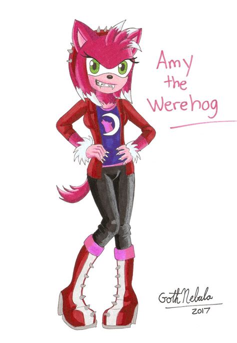 Werehog's Roommate: Amy the Werehog by GothNebula on DeviantArt