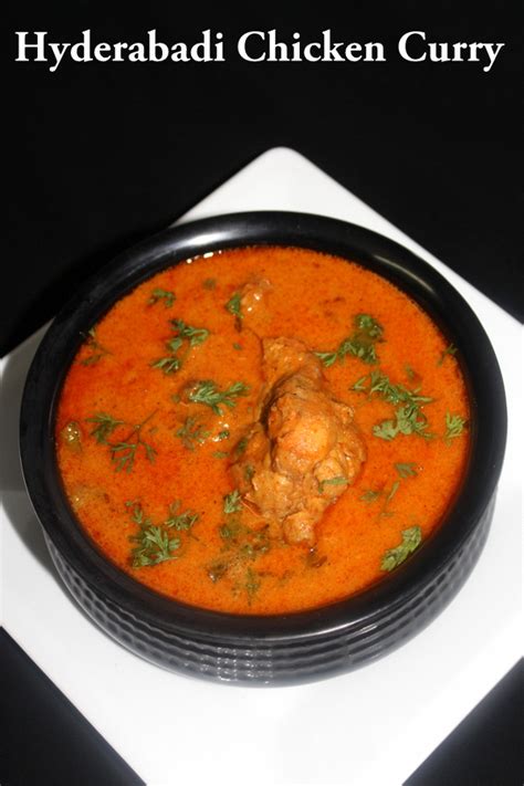 hyderabadi chicken curry recipe - Yummy Indian Kitchen