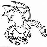 Minecraft Ender Dragon Coloring Pages Printable Coloring sketch template