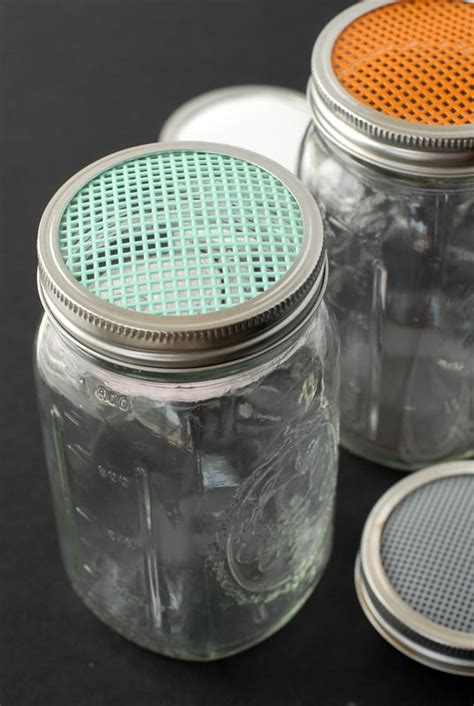 Growing Sprouts & Homemade Sprouting Jars {tutorial} - Step by Step ...