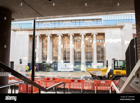 The Halls, The Wolverhampton Civic Hall and Wulfrun Hall during building work Stock Photo - Alamy