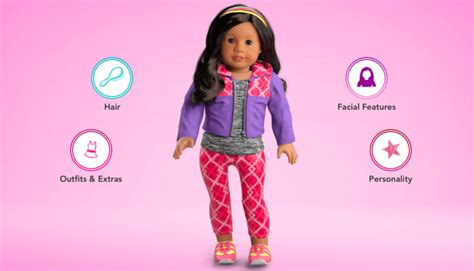 You can now create your own personalized American Girl doll