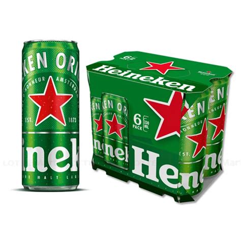 Bia Heineken 330ml x Lốc 6 Lon