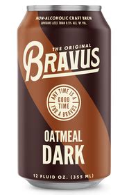 Bravus Non-Alcoholic Oatmeal Dark Stout Craft Beer
