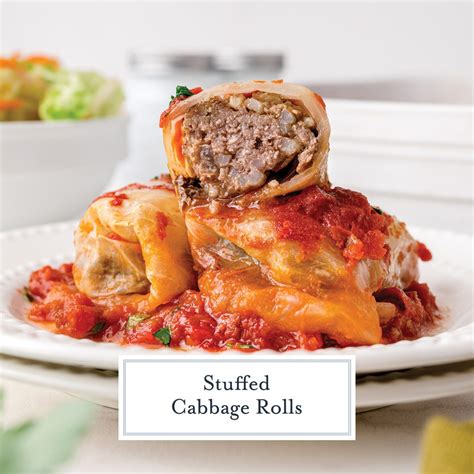 List Of 20 Stuffed Cabbage Rolls Tomato Sauce