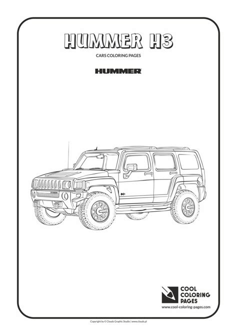 Cool Coloring Pages Hummer H3 coloring page - Cool Coloring Pages | Free educational coloring ...