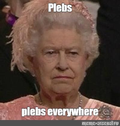 Мем: "Plebs plebs everywhere" - Все шаблоны - Meme-arsenal.com