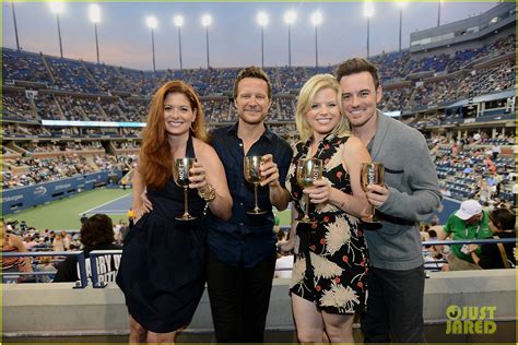 Megan Hilty & Debra Messing: 'Smash' Reunion at U.S. Open! : Photo 2941039 | Debra Messing ...