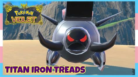 Fourth Titan Battle - Iron Treads The Quaking Earth Titan In Pokemon Scarlet & Violet - YouTube