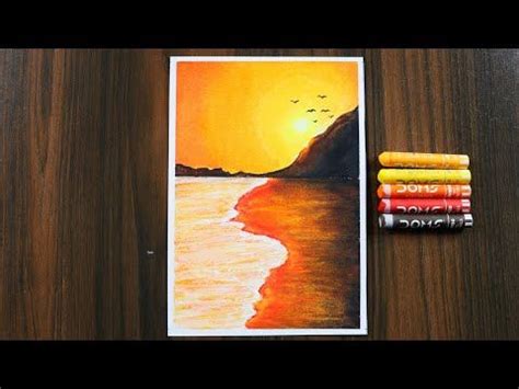 Easy Oil Pastel Drawings Sunrise - Fotomuslik