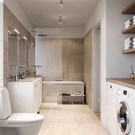 10+ Small Bathroom With Laundry Layout