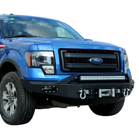 Paramount® - Ford F-150 2014 Full Width Black Front Winch HD Bumper