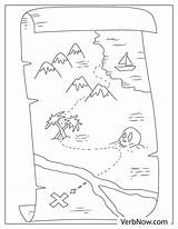 Treasure Maps Coloring Pages sketch template