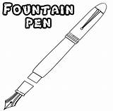 Pen Coloring Pages Printable For Free Download sketch template