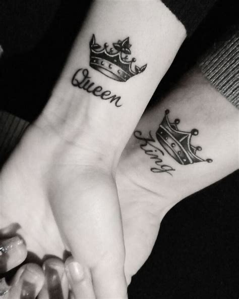 Tattoo king and queen king queen tattoo for couples – Artofit